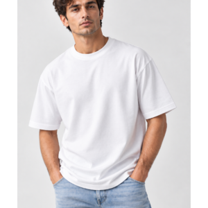 Oversized T Shirt Plain - White
