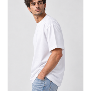 Alternative view of Oversized T Shirt Plain - White
