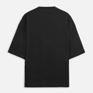 Alternative view of French Terry Oversized T-Shirt - Black