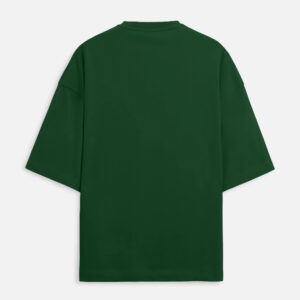 Alternative view of French Terry Oversized T-Shirt - Green