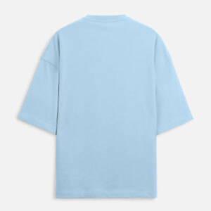Alternative view of French Terry Oversized T-Shirt - Baby Blue