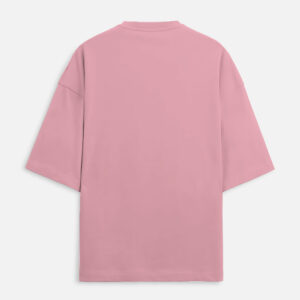 Alternative view of French Terry Oversized T-Shirt - Flamingo
