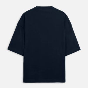 Alternative view of French Terry Oversized T-Shirt - Navy Blue