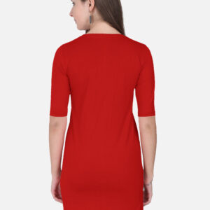 Alternative view of T-Shirt Dress - Red