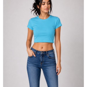 Crop Top - Sky Blue