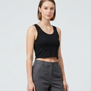 Crop Tank - Black